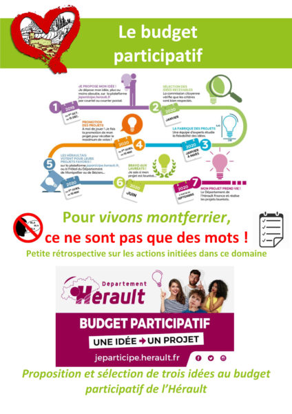 Pour agir : 3 projets déposés au budget participatif de l'Hérault